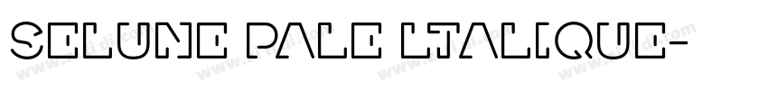 Selune Pale ltalique字体转换 Selune Pale ltalique字体转换